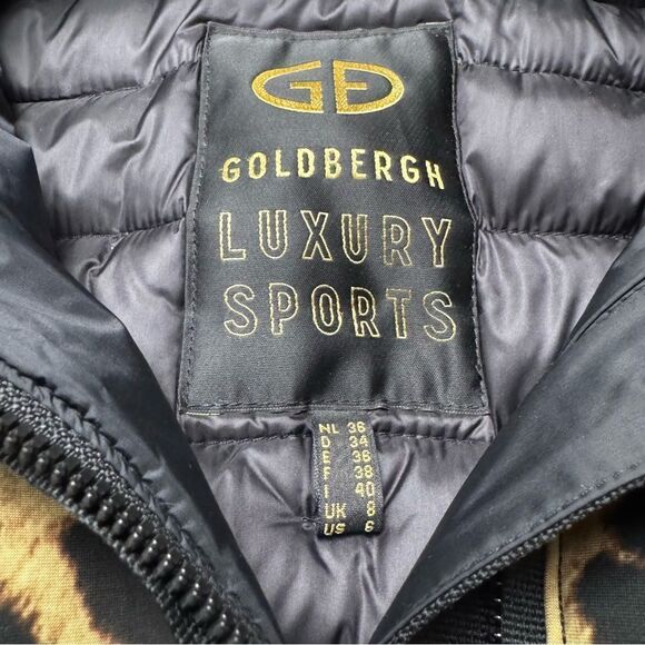 Goldbergh Fierce Leopard Print Ski Jacket US 6 Waterproof Roar Jaguar - Picture 3 of 13